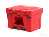 Красный ящик 500 литров с дозатором